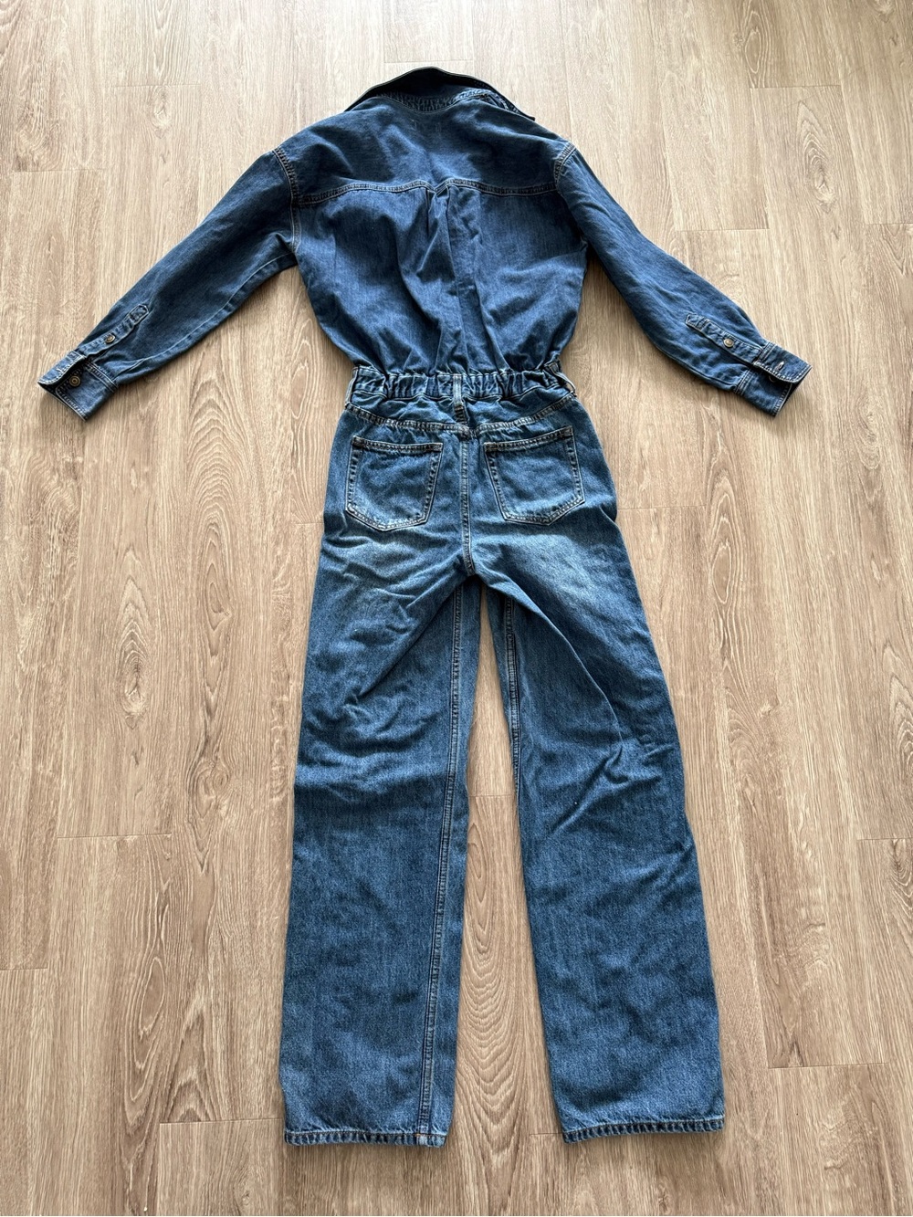 Fashion Nova Denim Jumpsuit - Picture 8 of 9
